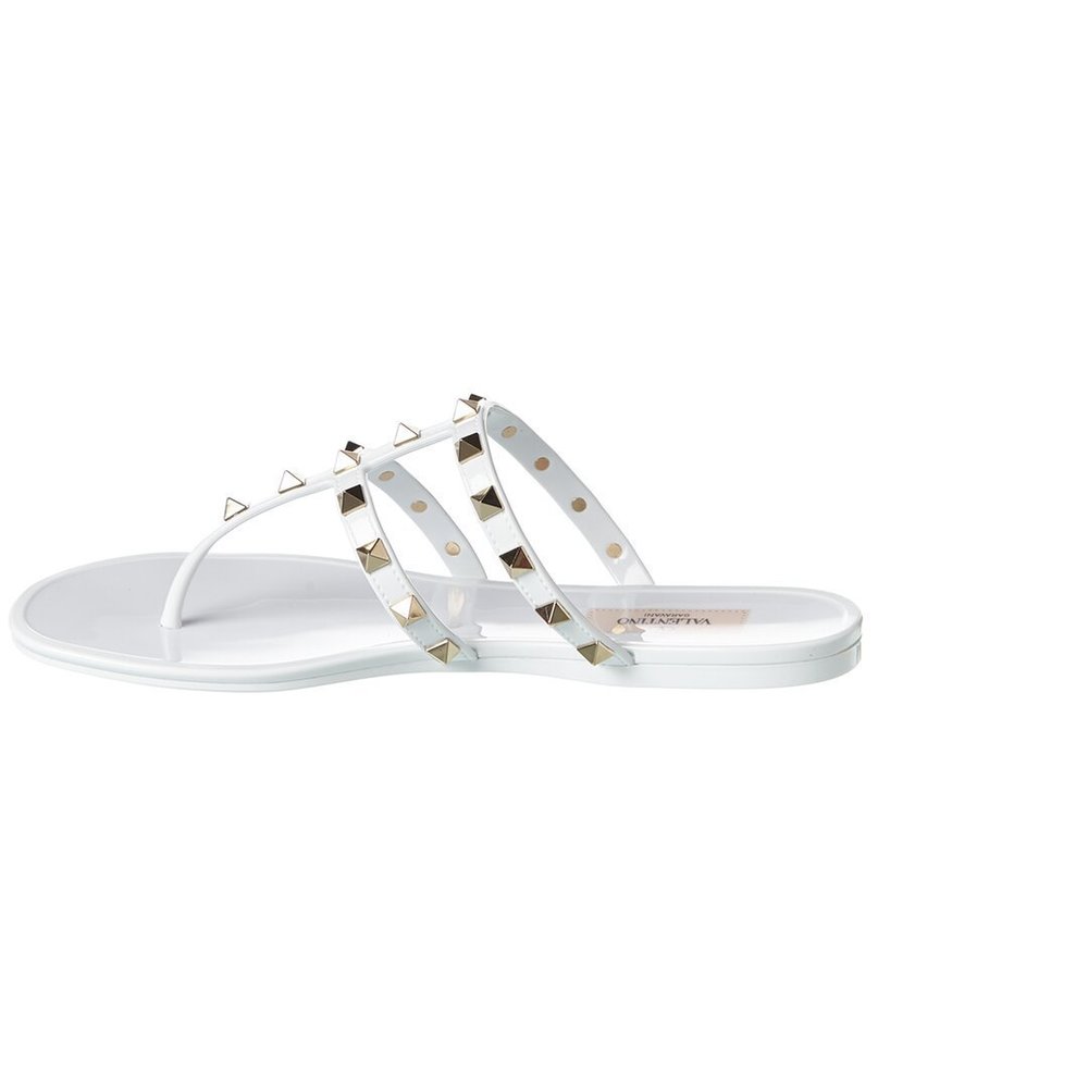 Valentino Rockstud Caged Rubber Sandal - Picture 2 of 5
